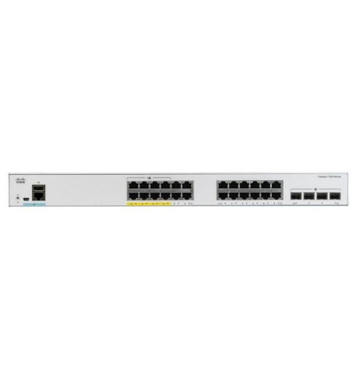 Cisco Catalyst 1000-24FP-4G-L 24-Port Gigabit Ethernet PoE+ Switch with 4 SFP Uplinks | New