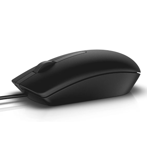 Dell MS116 Wired Optical Mouse Black (MS116-BK) | New