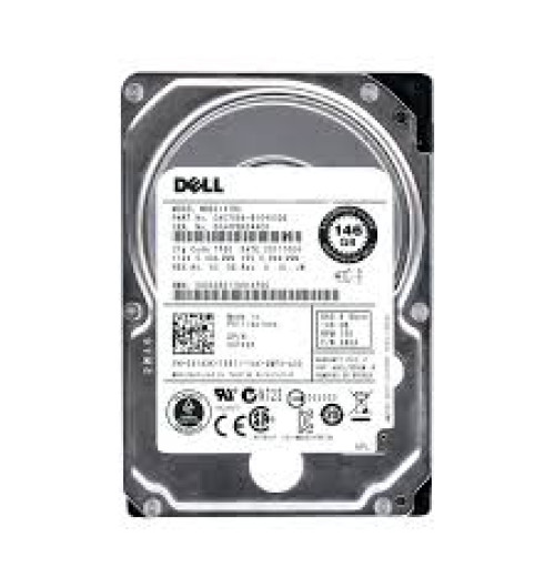 Dell 0X143K 146GB 10000RPM SAS 6Gb/s Hot-Pluggable Single Port 2.5-Inch Hard Drive with Tray for PowerEdge Server