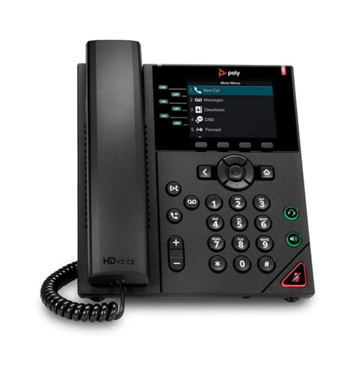 Polycom VVX 350 IP Phone with Power Supply (2200-48830-001) | New Open Box