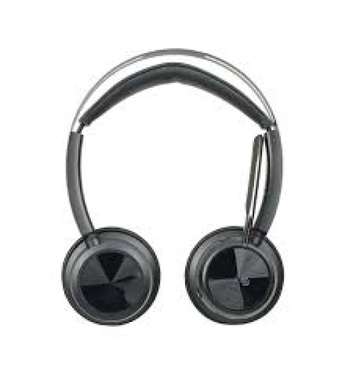 HP Poly Voyager Focus 2 Microsoft Teams Certified USB-A Headset with Charging Stand (77Y87AA, 213727-02) | New