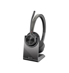 HP Poly Voyager 4320 UC Stereo USB-A Headset with BT700 USB-A Adapter and Charging Stand (77Y99AA, 218476-01) | New