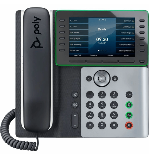 Poly Edge E550 IP Phone with Power Supply (89B57AA#ABA) | New