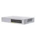Cisco Business Unmanaged 16-Port Ge, 8 support PoE with 64W power budget Cisco Business Unmanaged 16-Port Ge, 8 support PoE with 64W power budget
