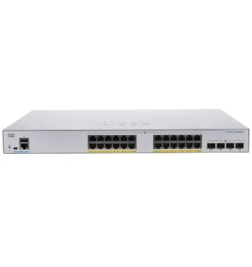 Cisco Business Smart Switch 24-Port GE, Full PoE, 4x10G SFP