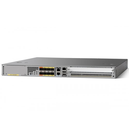 Cisco ASR1000-series router, Build-in Gigabit Ethernet port, 6 x SFP ports, 2 x SFP+ ports, 2.5G system bandwidth