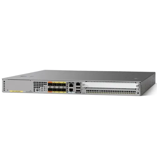 Cisco ASR1000-series router, Build-in Gigabit Ethernet port, 6 x SFP ports, 2 x SFP+ ports, 2.5G system bandwidth