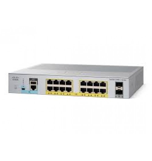 16x 10/100/1000 Ethernet PoE+ ports and 240W PoE budget, 2x 1G SFP uplinks