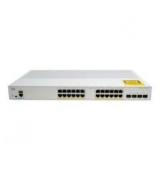 24x 10/100/1000 Ethernet PoE+ ports and 195W PoE budget, 4x 10G SFP+ uplinks