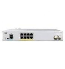 8x 10/100/1000 Ethernet PoE+ ports and 67W PoE budget, 2x 1G SFP and RJ-45 combo uplinks, with external PS