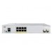 8x 10/100/1000 Ethernet PoE+ ports and 67W PoE budget, 2x 1G SFP and RJ-45 combo uplinks, with external PS