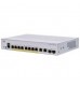 8x 10/100/1000 Ethernet ports, 2x 1G SFP and RJ-45 combo uplinks, with external PS