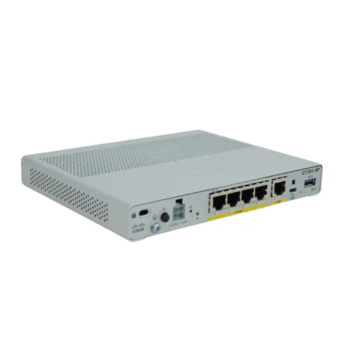 Cisco C1101-4P Integrated Services Router with 4 Gigabit Ethernet Ports | New