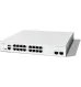 16x 10/100/1000 PoE+ ports with 240W power budget, 2x Gigabit SFP