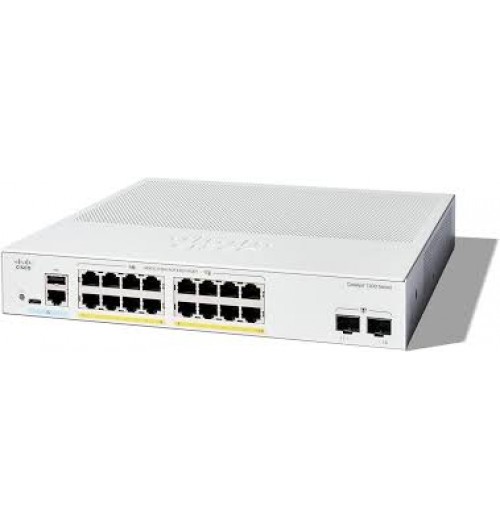 16x 10/100/1000 PoE+ ports with 120W power budget, 2x Gigabit SFP