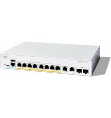 8x 10/100/1000 PoE+ ports with 120W power budget, 2x Gigabit copper/SFP combo ports