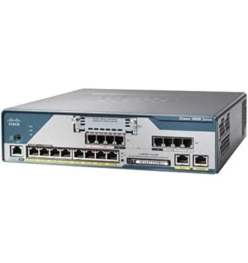 1861, WLAN,8-user CME,CUE,Ph. Lic,4FXS,4FXO,8xPOE,HWIC slot