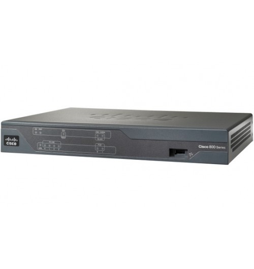 Cisco 881 Ethernet Security Router, SSL, VPN, Firewall, 4 switching ports