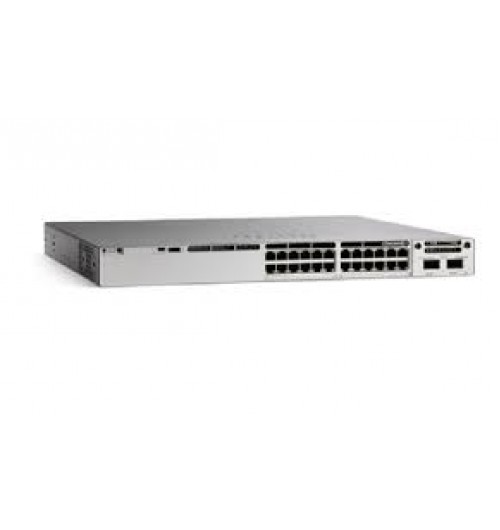 Catalyst 9300 24-port fixed uplinks data only, 4X1G uplinks, Network Advantage