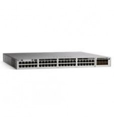 Catalyst 9300 48-port fixed uplinks PoE+, 4X1G uplinks, Network Essentials