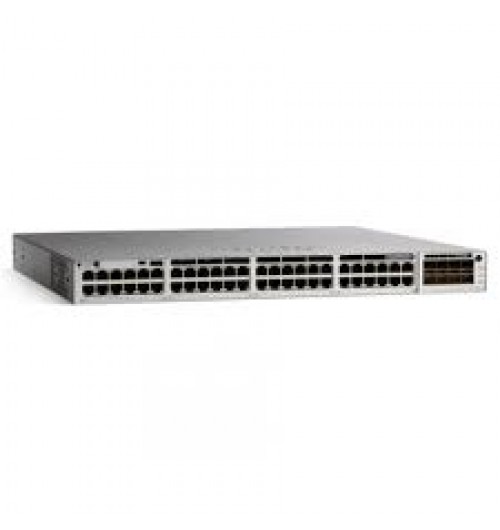 Catalyst 9300 48-port fixed uplinks PoE+, 4X1G uplinks, Network Essentials