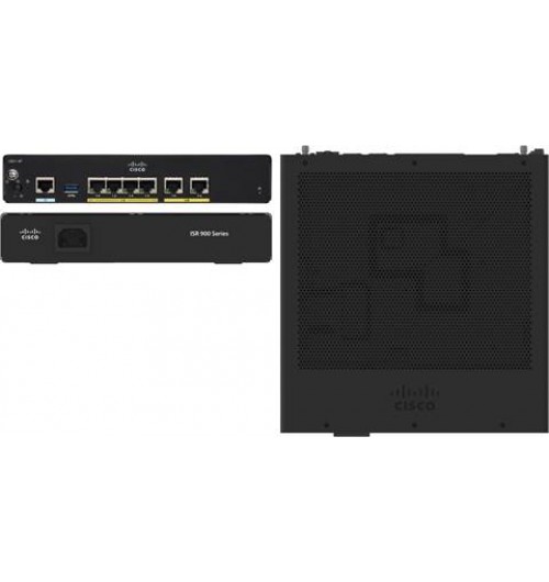 Cisco 931 Gigabit Ethernet security router with internal power supply