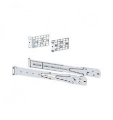 Extension rails and brackets for four-point mounting