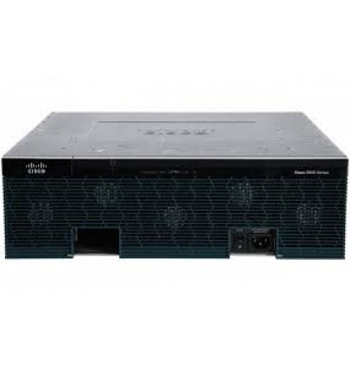 Cisco 3945 Router w/SPE150(3GE,4EHWIC,4DSP,4SM,256MBCF,1GBDRAM,IPB)