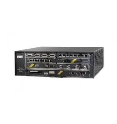 Cisco 7206VXR, 6-slot chassis, 1 AC Supply w/IP Software