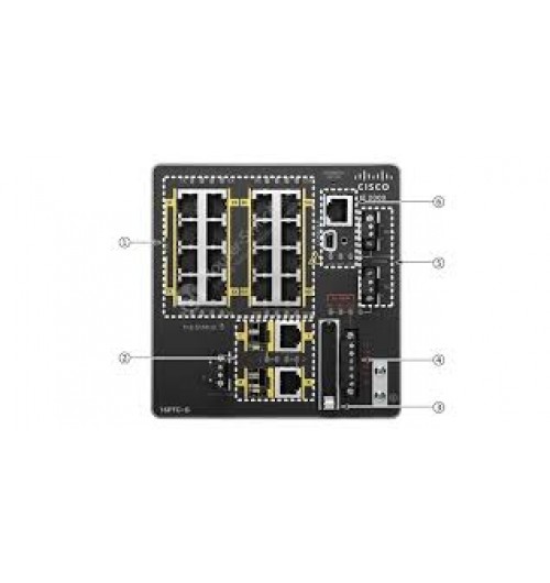 IE2000 with 16FE Copper (4 PoE+) and 2GE uplinks (Lan Base)