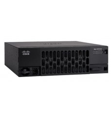 Cisco ISR 4461 with 4 onboard GE, 3 NIM slots, 1 ISC slot, 3 SM slots, 8 GB Flash Memory default, 2 GB DRAM default (data plane), 4 GB DRAM default (control plane)