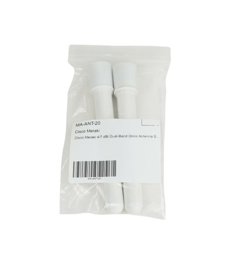 Cisco Meraki MA-ANT-20 4/7 dBi Dual-Band Omni Antenna Set | New