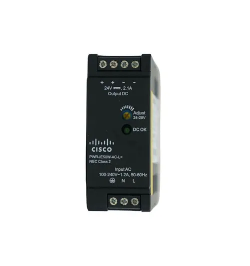 Cisco PWR-IE50W-AC-L Industrial Ethernet 50W AC to DC Power Supply | New