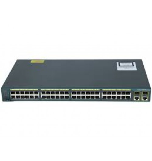 Cisco Catalyst Switch 2960-48PST Layer 2 - 48 x 10/100 PoE Ports - 2 x 1000BT - 2 x SFP - LAN Base Image - Managed