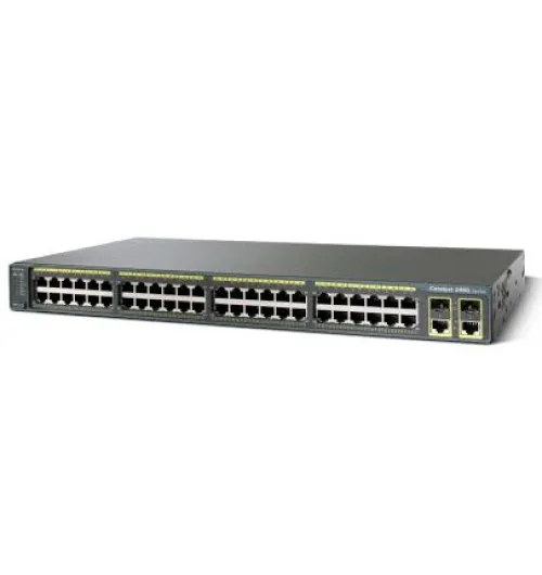 Cisco Catalyst Switch 2960-48TC Layer 2 - 48 x 10/100 Ports - 2 x T/SFP - LAN Base Image - Managed