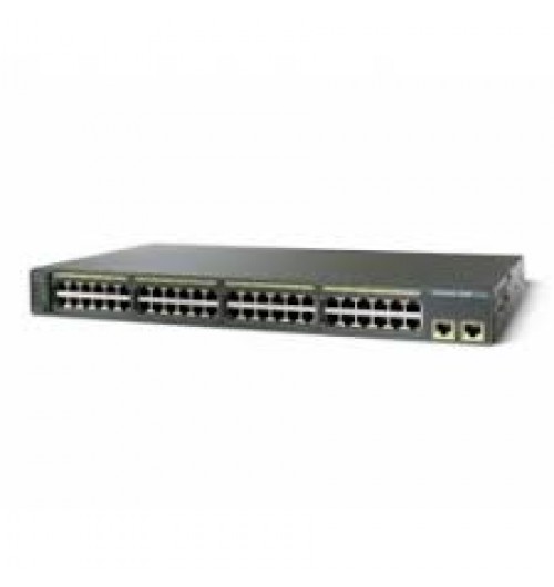 Cisco Catalyst Switch 2960-48TT Layer 2 - 48 x 10/100 Ports - 2 x 1000BT - LAN Base Image - Managed