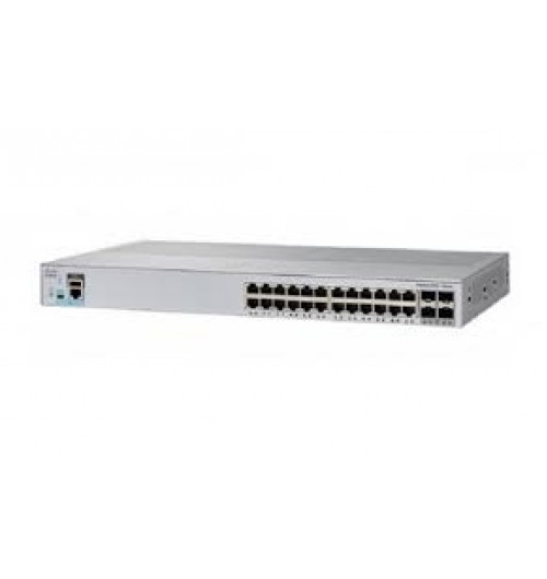 Catalyst 2960L 24 port GigE PoE+. 4x10G SFP+. Lan Lite