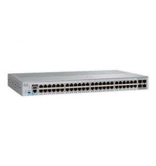 Catalyst 2960L 48 port GigE, 4 x 1G SFP, LAN Lite (Asia Pacific Part Number: WS-C2960L-48TS-AP)