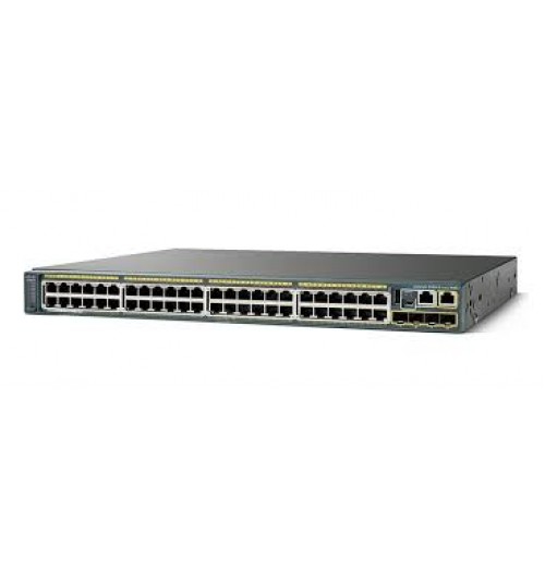 Cisco Catalyst 2960S-48FPS Layer 2 - Gigabit Ethernet Switch - 48 x 10/100/1000 PoE Ports  - 740W - 4 x SFP - LAN Base - Managed