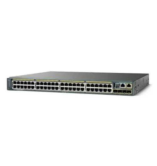 Cisco Catalyst 2960S-48FPS Layer 2 - Gigabit Ethernet Switch - 48 x 10/100/1000 PoE Ports  - 740W - 4 x SFP - LAN Base - Managed
