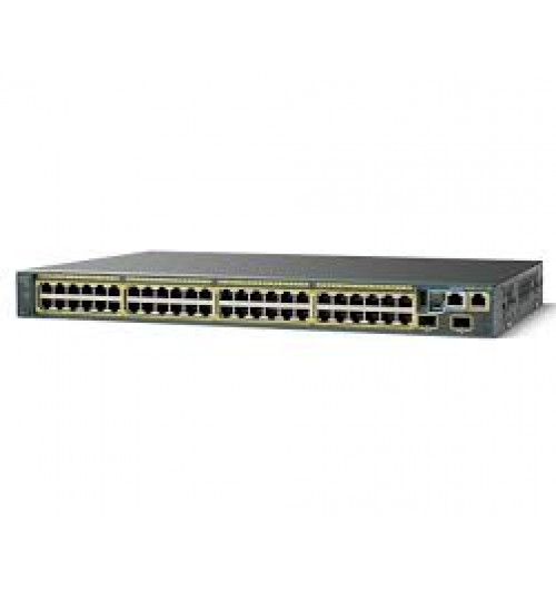 Cisco Catalyst 2960S-48TS Layer 2 - 48 x 10/100/1000 Ports - Gigabit Ethernet Switch - 2 x SFP - LAN Lite - Managed