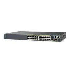 Cisco catalyst WS-C2960S-F24PS-L, 24 FastEthernet 10/100, 4 SFP GE uplinks, Flexstack, 802.011af/at POE/POE+, LAN base managable