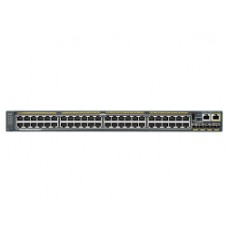 Cisco catalyst WS-C2960S-F48LPS-L, 48 FastEthernet 10/100, 4 SFP GE uplinks, Flexstack, 802.011af/at POE/POE+, LAN base managable