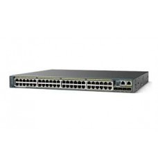 Cisco catalyst WS-C2960S-F48TS-S, 48 FastEthernet 10/100, 2 SFP GE uplinks, LAN lite image, managable