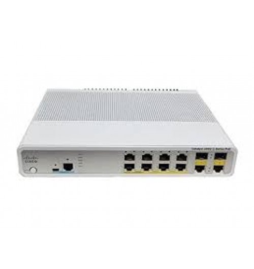 Cisco 3560-C Switch WS-C3560C-8PC-S Catalyst 3560C Switch 8 FE PoE, 2 x Dual Uplink, IP Base