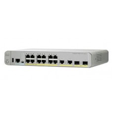 Cisco Catalyst 3560-CX 12-port compact Switch Layer 3, POE- 12 x 10/100/1000 Ethernet Ports, 2 SFP+ 10G&2GE uplinks- Data IP Base - Managed