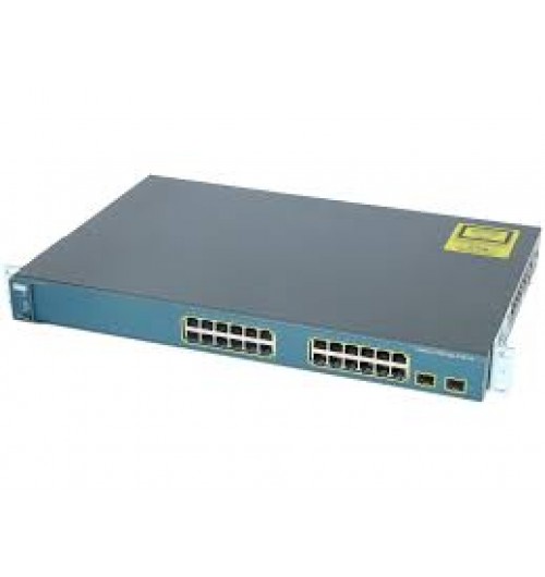 Cisco Catalyst switch 3560V2 24 Port 10/100 PoE + 2 SFP + IPS (Enhanced) Image