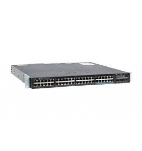 Stackable 12 100M/1G/2.5G/5G/10G Cisco UPOE™ downlink ports, 36 10/100/1000 Cisco UPOE™ downlink ports, four 10-Gigabit uplink SFP+ ports, 1100-W power supply