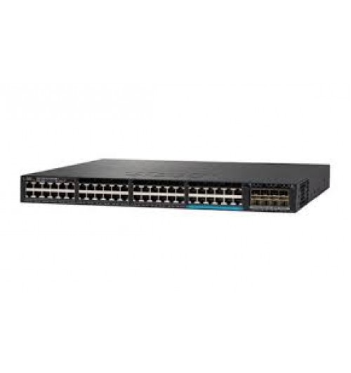 Stackable 12 100M/1G/2.5G/5G/10G Cisco UPOE™ downlink ports, 36 10/100/1000 Cisco UPOE™ downlink ports, two 40-Gigabit uplink QSFP+ ports, 1100-W power supply