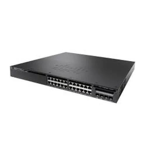 Cisco Catalyst 3650 24 10/100/1000 Ethernet Ports - 4x1G SFP uplinks- Layer 3 - POE - IP Base IOS - managed